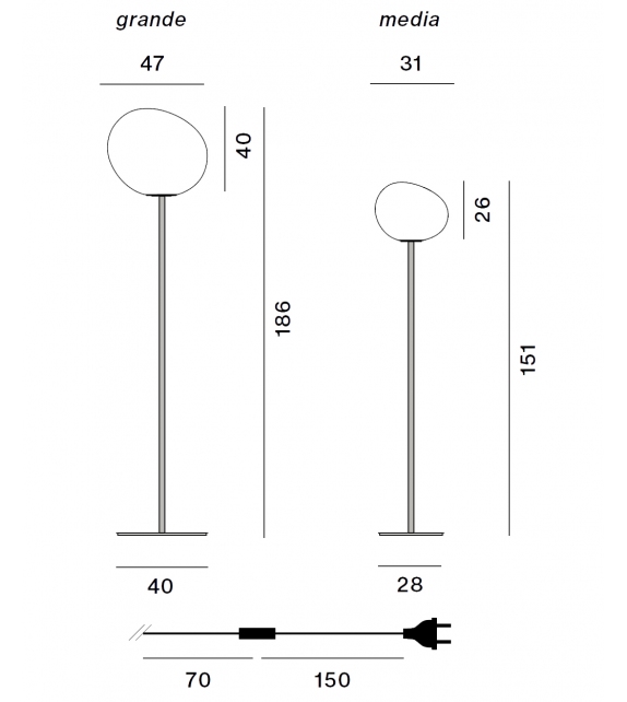 Gregg Foscarini Lampadaire