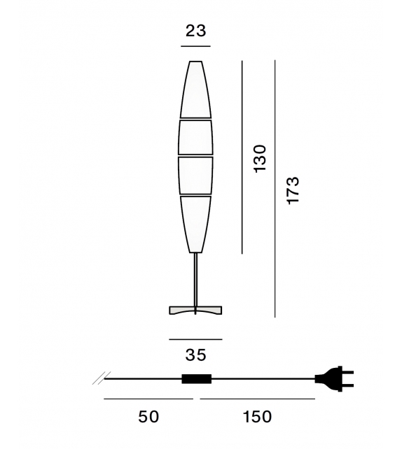 Havana Foscarini Stehleuchte