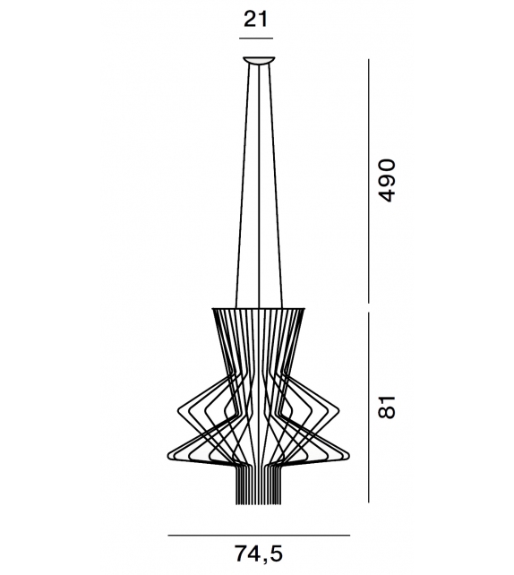 Allegro Ritmico Foscarini Pendant Lamp