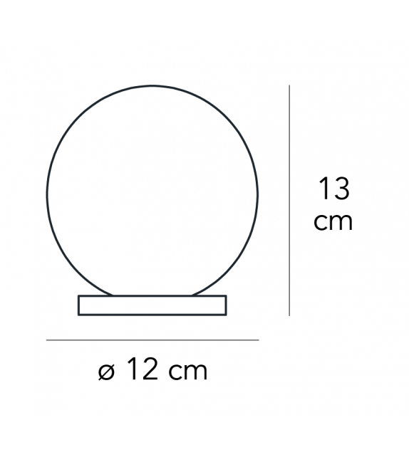 Fontanella Fontana Arte Lámpara de Mesa