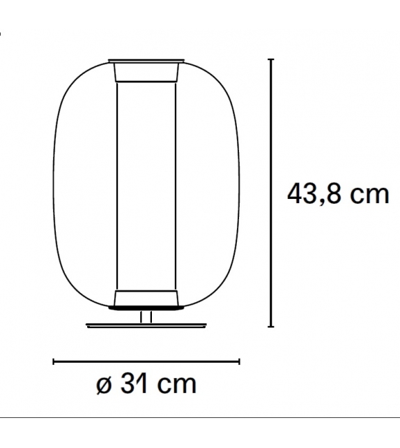 Fontanella Fontana Arte Lampe de Table