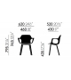 HAL RE Armchair Wood Vitra Silla