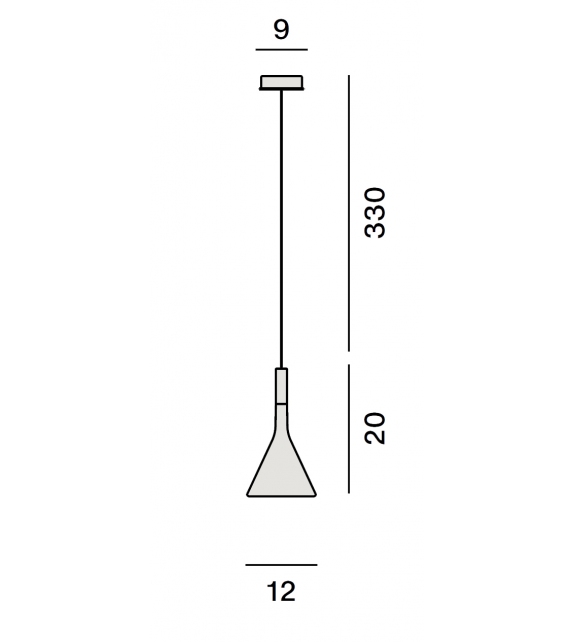 Aplomb Mini Foscarini Lámpara de Suspensión