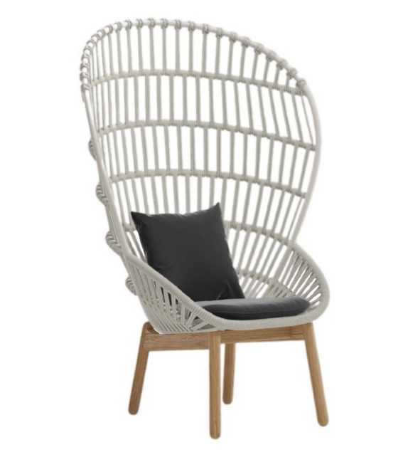 Cala Kettal Armchair with Wooden Legs
