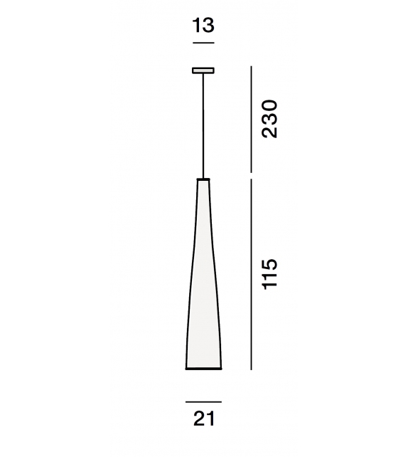 Tite 1 Foscarini Suspension