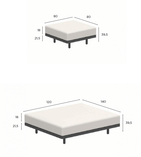 Alura Lounge Royal Botania Footrest