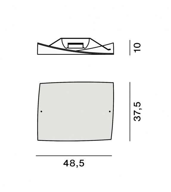 Folio Foscarini Lampada da Soffitto