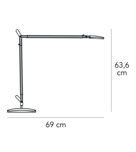 Volée Fontana Arte Lampe de Table