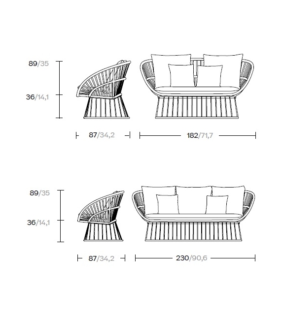 Cala Kettal Dining Armchair