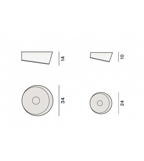 Lumiere Foscarini Plafonnier/Applique