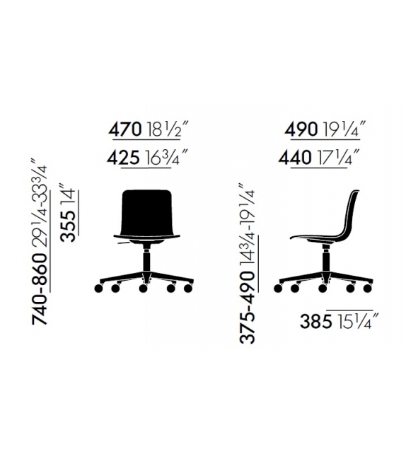 HAL RE Studio Stuhl Vitra