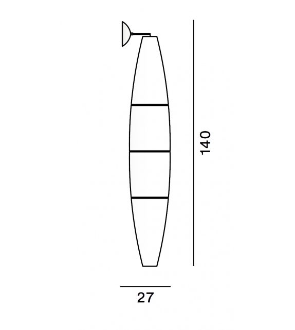 Havana Foscarini Wandleuchte