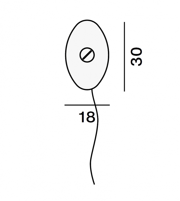 Bit 2 Foscarini Lampada da Parete