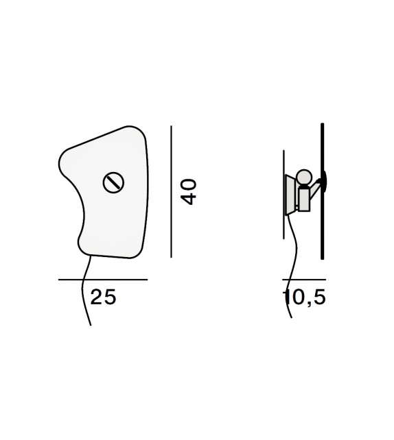 Bit 5 Foscarini Applique