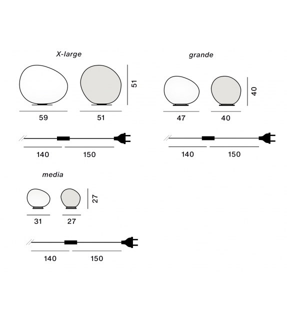 Poly Gregg Foscarini Lampe de Table