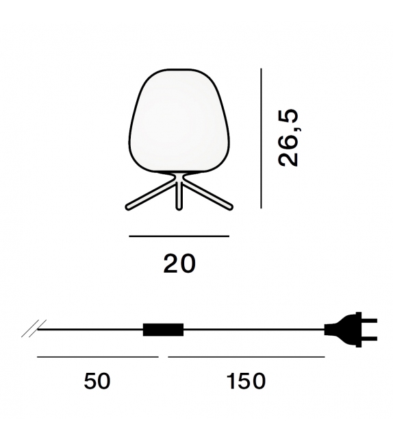 Rituals 3 Foscarini Tischleuchte