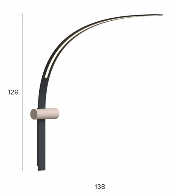 563 Nastro Tooy Wandleuchte