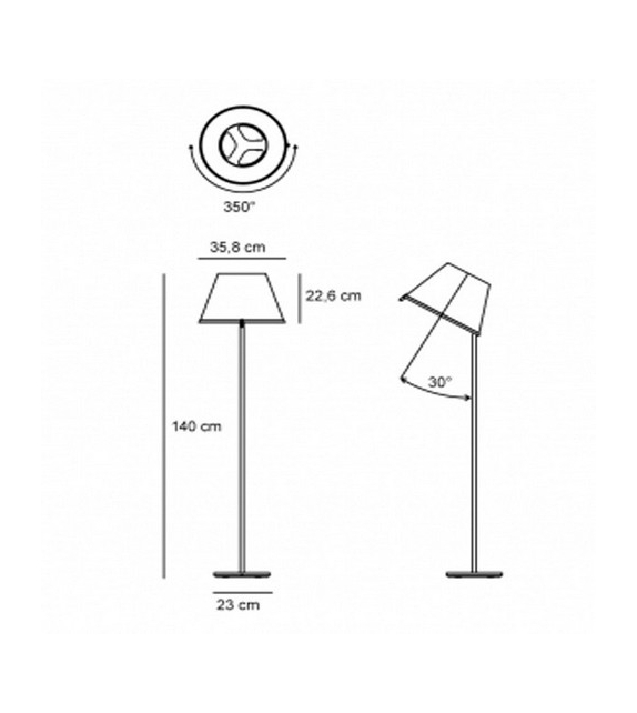 Choose Artemide Lampada da Terra