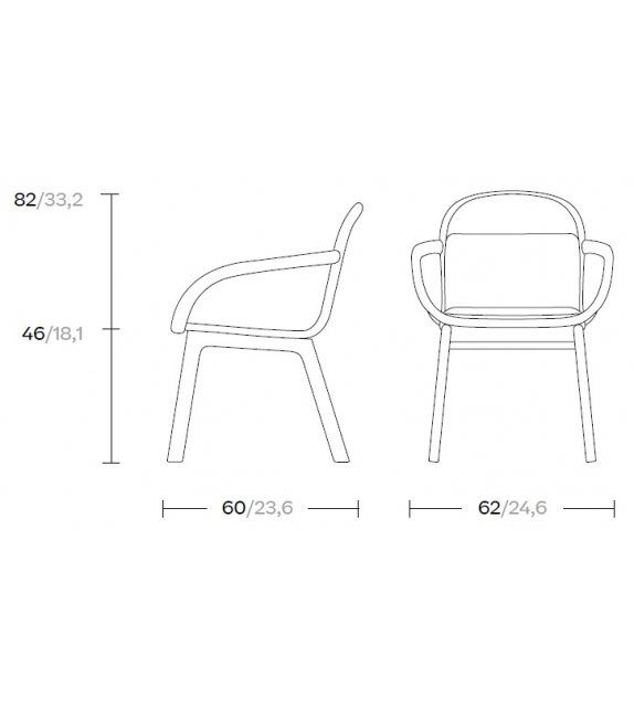 Vimini Kettal Sillón Comedor