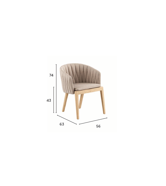 Calypso Royal Botania Petit Fauteuil