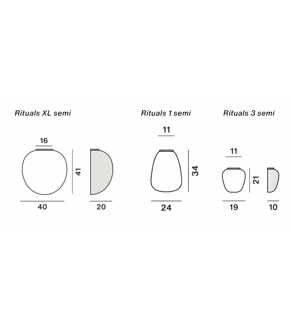 Rituals Semi Foscarini Wall Lamp