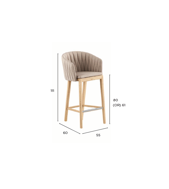 Calypso Royal Botania Petit Fauteuil