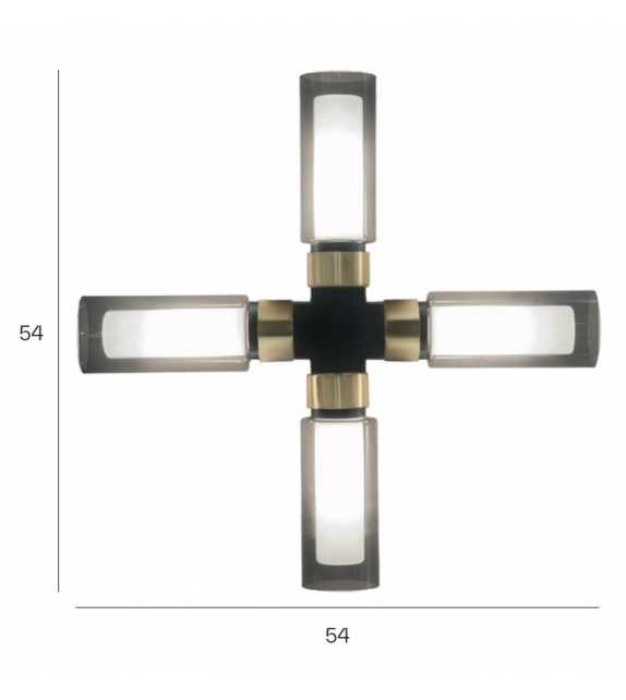 560 Osman Tooy Lampada da Soffitto/Parete
