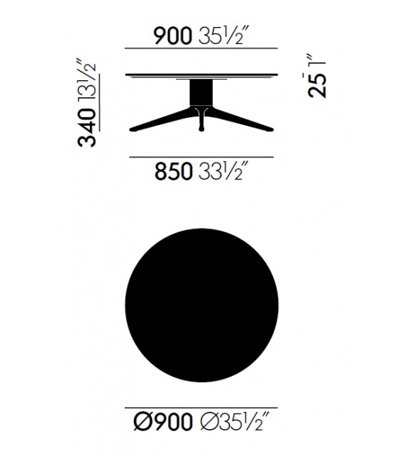 Abalon Table Vitra Coffee Table