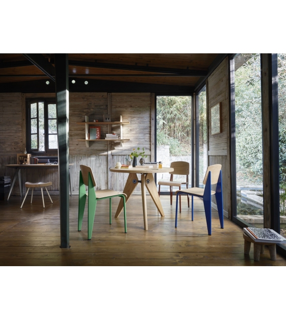 Tabouret Métallique Vitra Taburete