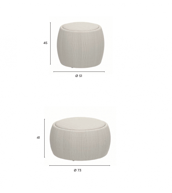 Tono Royal Botania Pouf