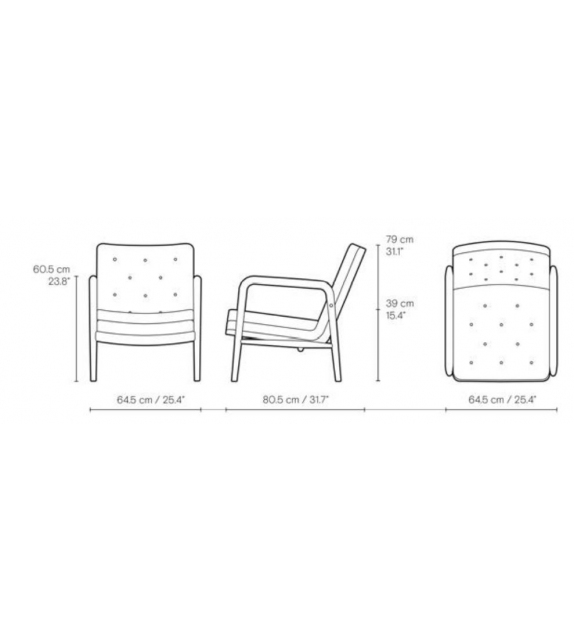 VLA76 Foyer Chair Hansen & Søn Chaise