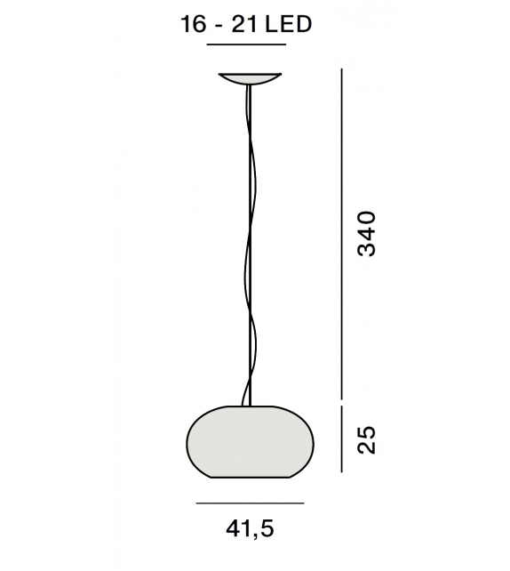 Buds 2 Foscarini Lampada a Sospensione