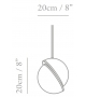 Mini Crescent Light Lee Broom Lampada a Sospensione