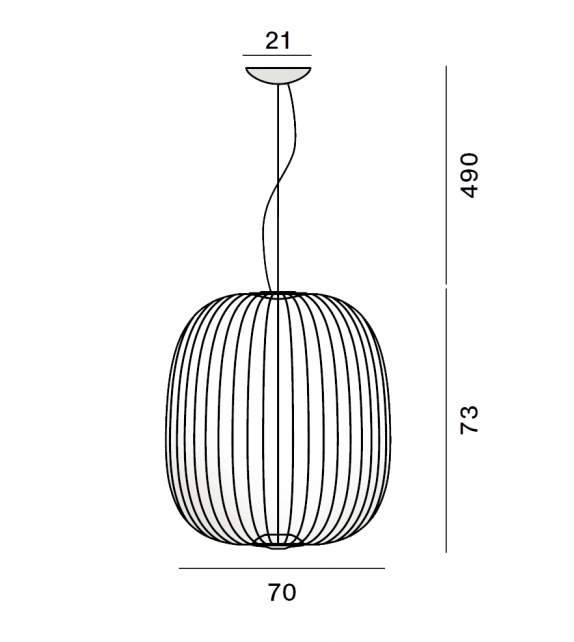 Spokes 2 Large  Foscarini Lampe de Suspension