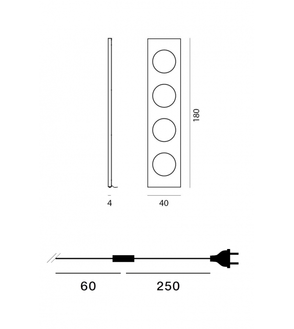 Dolmen Foscarini Lámpara de Pie