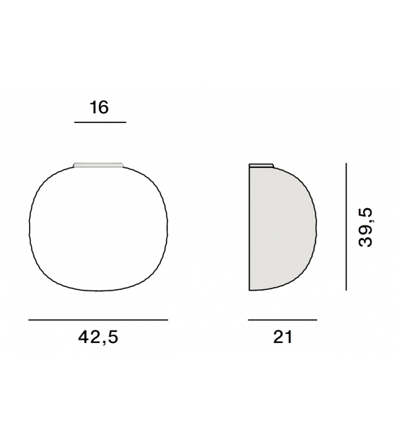 Gem Foscarini Wandleuchte