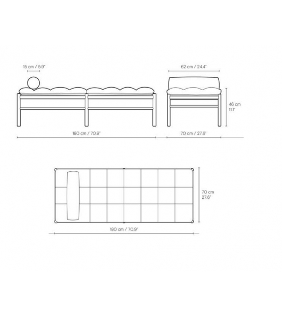 OW150 Carl Hansen & Søn Sunlounger