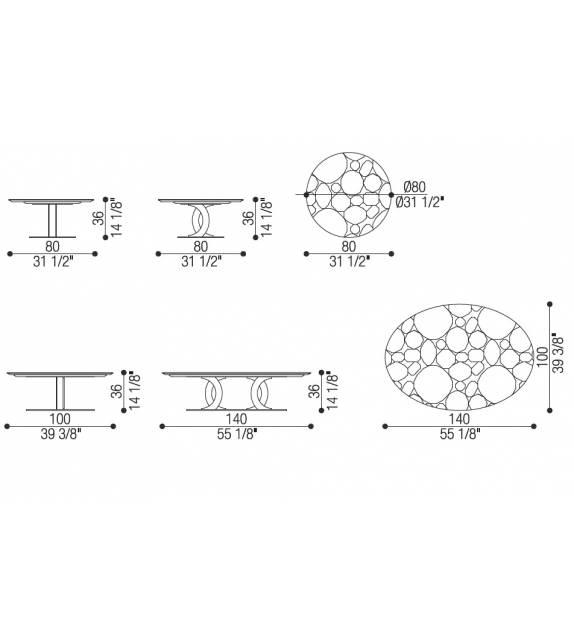 Ludmilla Opera Contemporary Coffee Table