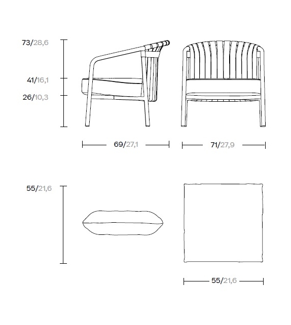Arc Kettal Poltroncina