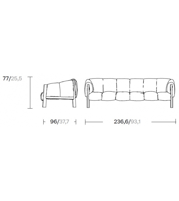 Plumon Kettal Petit Fauteuil