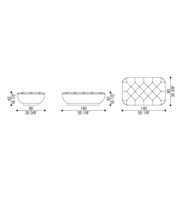 Pouf Fritz Opera Contemporary