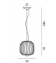 Spokes 2 Piccola Foscarini Pendant Lamp