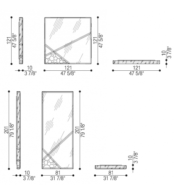 Esther Opera Contemporary Mirror