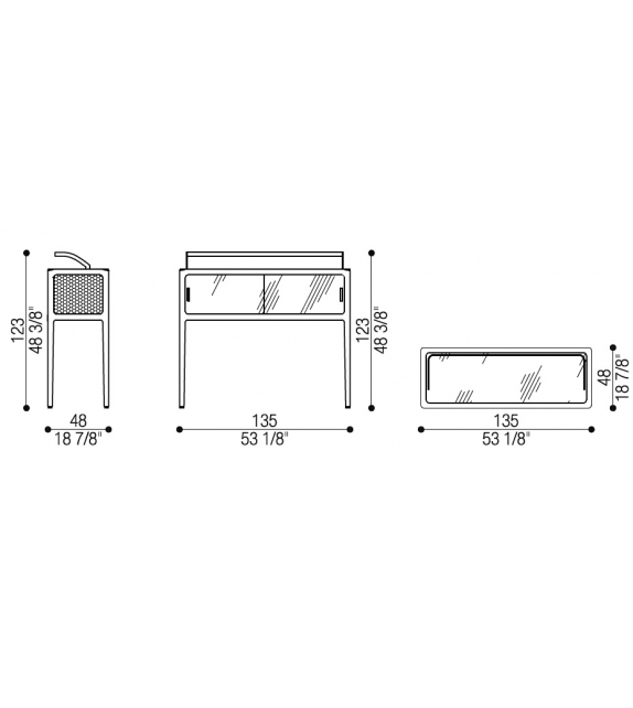 Mastro Opera Contemporary Meuble Bar