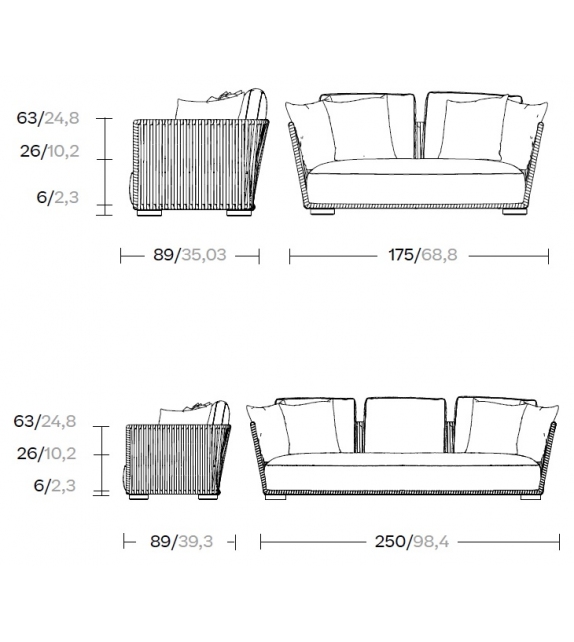 Grand Bitta Kettal Fauteuil Club