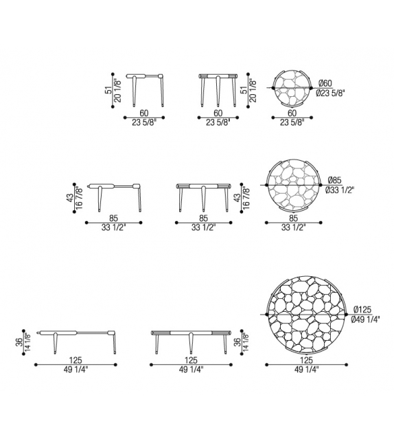 Amos Opera Contemporary Petite Table