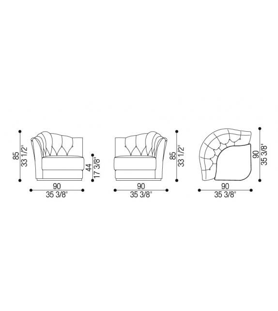 Butterfly Opera Contemporary Armchair