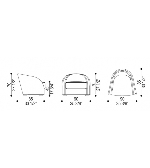 Carmen Opera Contemporary Poltrona