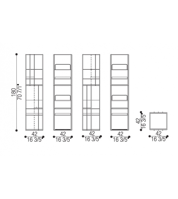 Taylor Opera Contemporary Bookshelf