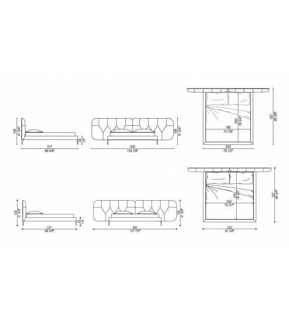 Dorothy Opera Contemporary Letto